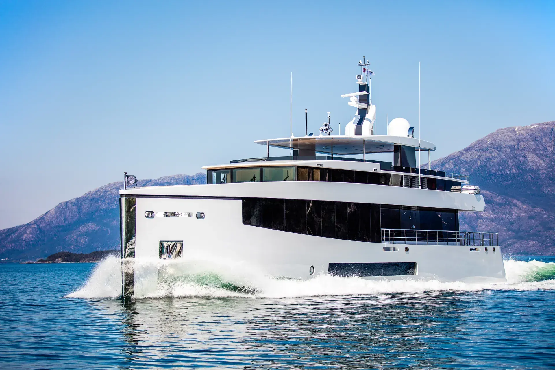 GRAYCLIFFS, a 33.5 m Feadship motor yacht for sale, under way
