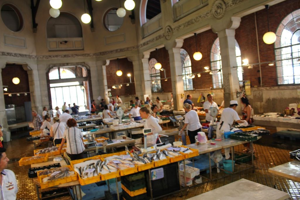 Fish market in Croatia