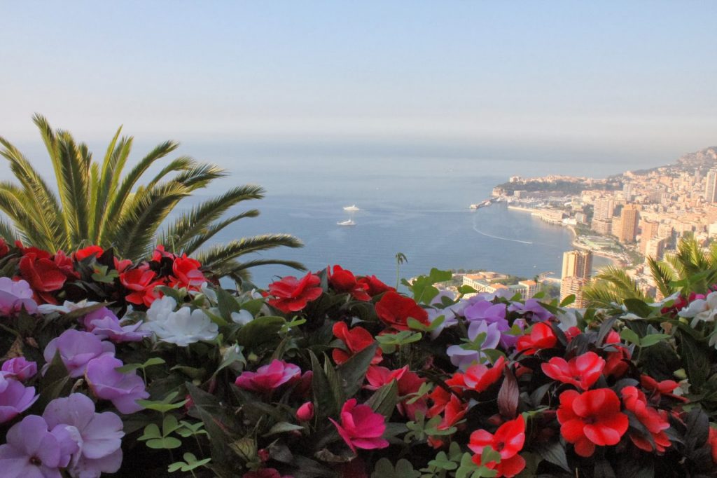 Birdsview of Monaco and its Port Hercules